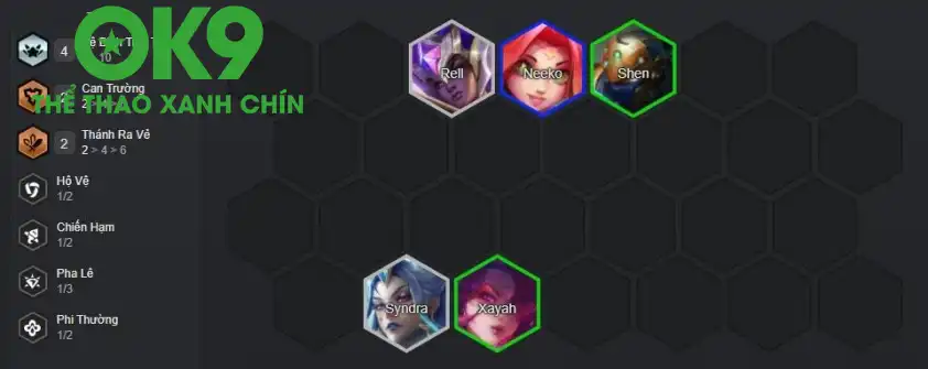 Đội hình đầu game Jinx THL
